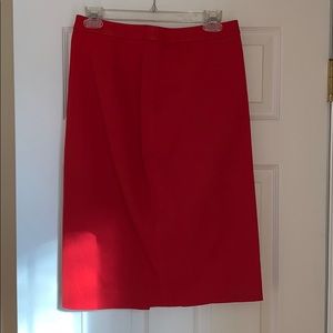 Banana Republic Red Pencil Skirt Size 4